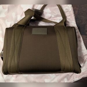 Dagne Dover Neoprene Carryall Bag - Small Dark Moss